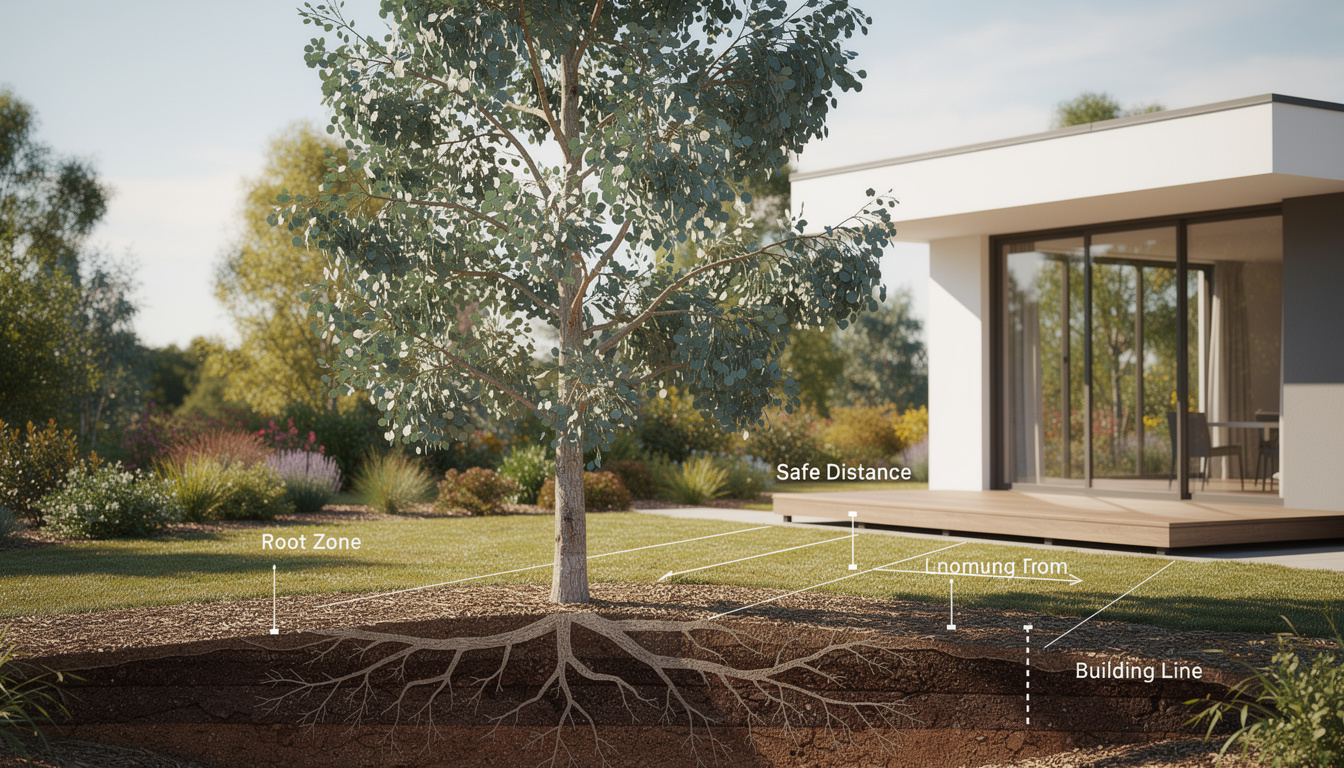 eucalyptus gunnii schéma racines