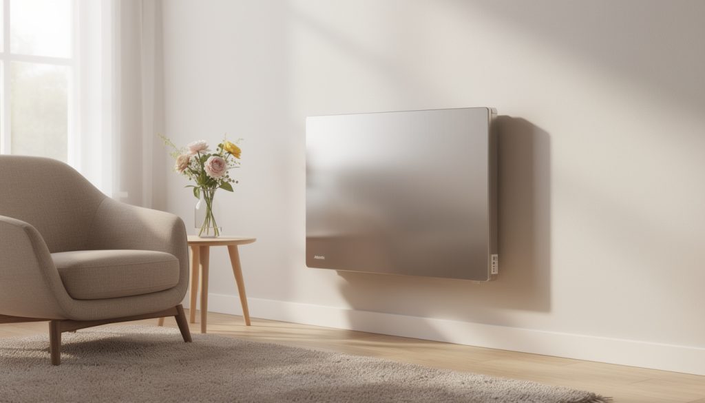 Radiateur atlantic dans un salon moderne