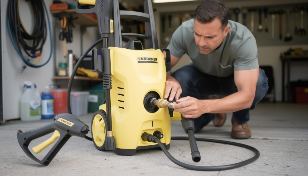 découvrez les solutions à adopter lorsque votre karcher tourne mais ne monte pas en pression pour retrouver un nettoyage efficace rapidement.