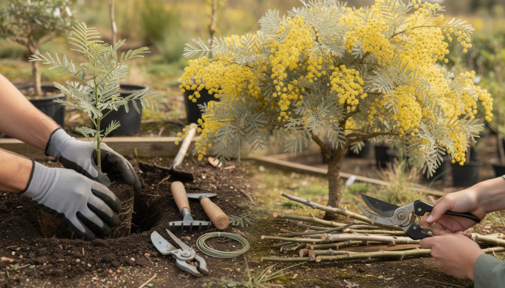 découvrez comment planter, tailler et entretenir votre mimosa pour profiter de ses magnifiques fleurs jaunes et de son parfum délicat tout au long de l'année.