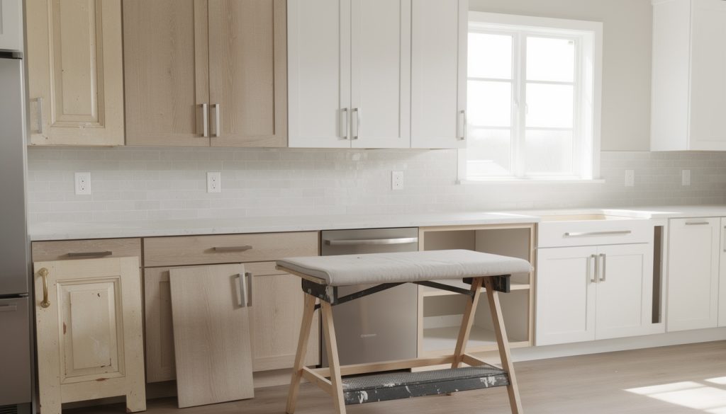 découvrez combien vous pouvez économiser en gardant vos caissons et en changeant uniquement les portes. analyse des prix et des avantages pour rénover votre mobilier à moindre coût.