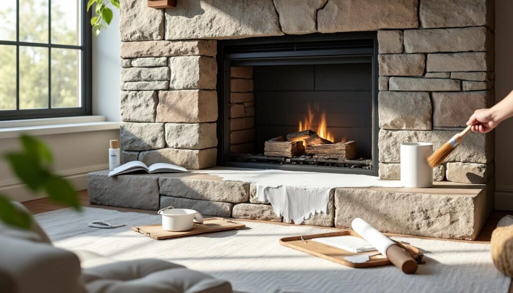 découvrez nos conseils pratiques pour peindre une cheminée en pierre facilement et réussir votre décoration intérieure avec style et simplicité.