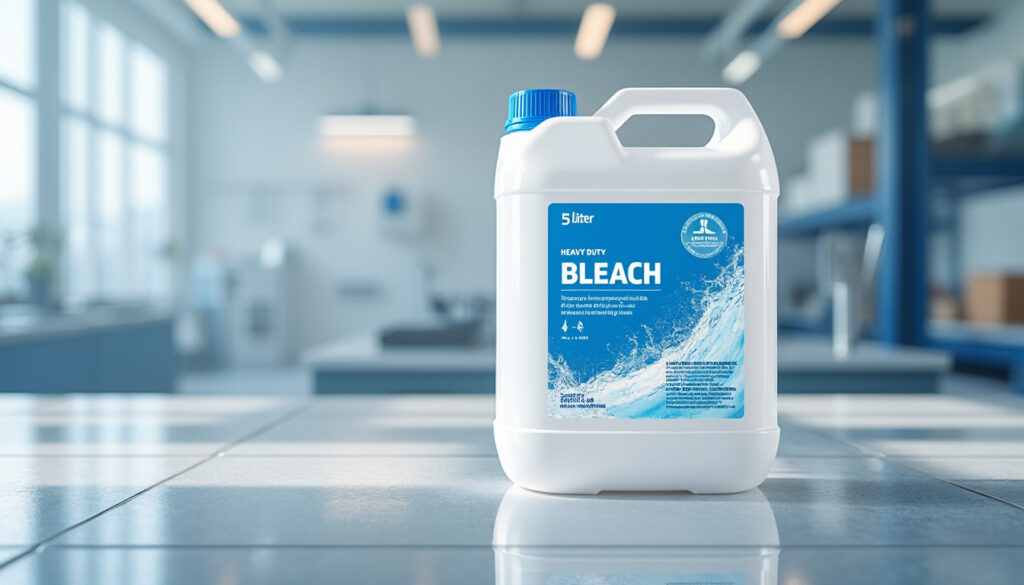 eau de javel j-net en bidon de 5l, idéale pour les gros travaux avec une concentration efficace pour un nettoyage puissant et durable.