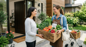 Légumes bio livrés à domicile