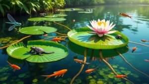 explorez les interactions fascinantes entre les nénuphars et les animaux aquatiques, et découvrez leur rôle crucial dans l'équilibre écologique des milieux aquatiques.