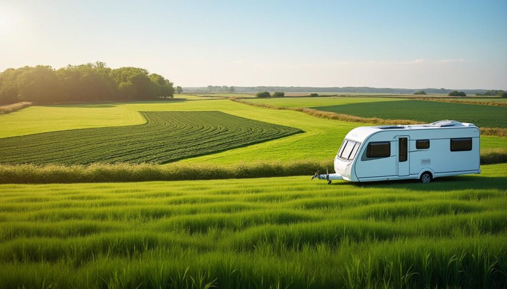 découvrez les règles et limites concernant l'installation d'une caravane sur un terrain agricole, pour être en conformité avec la législation en vigueur.