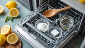 découvrez nos astuces efficaces et naturelles pour remplacer la pastille lave-vaisselle et obtenir une vaisselle propre sans produits chimiques.