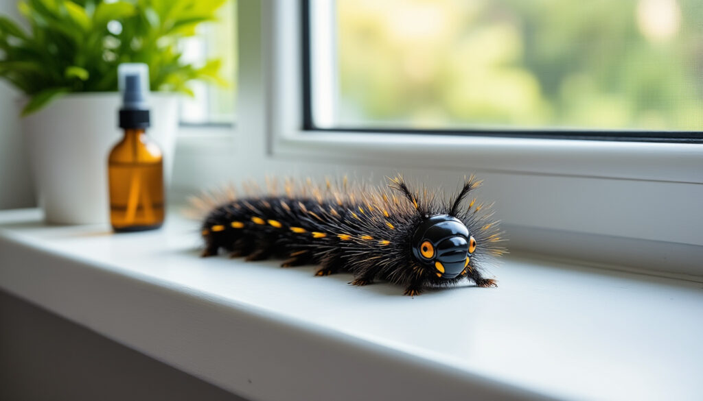 découvrez comment identifier une chenille noire dans votre maison et les méthodes efficaces pour l’éliminer rapidement afin de protéger votre habitat.