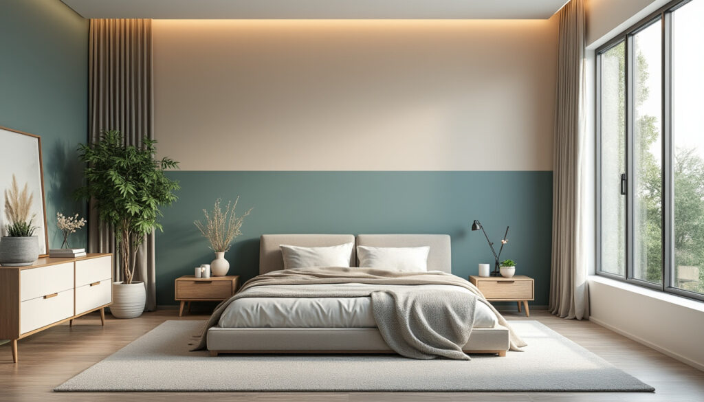 découvrez des idées et associations tendances pour peindre une chambre adulte avec 2 couleurs, afin de créer une ambiance élégante et harmonieuse.