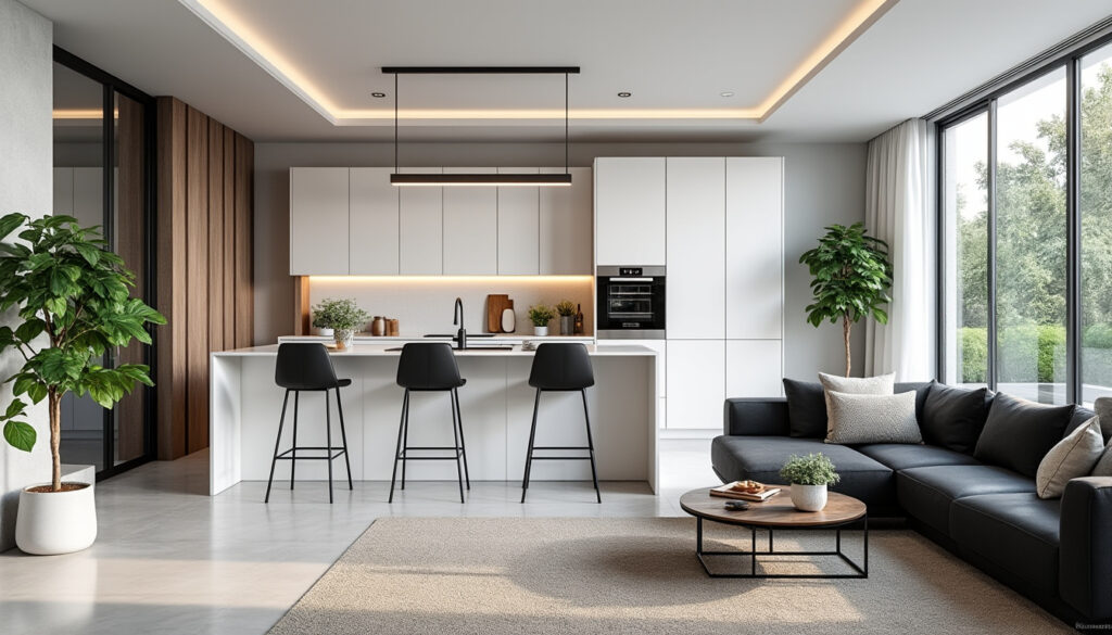 découvrez des idées pratiques et déco pour aménager une cuisine ouverte sur un salon de 25m2, alliant fonctionnalité et style pour un espace convivial et optimisé.