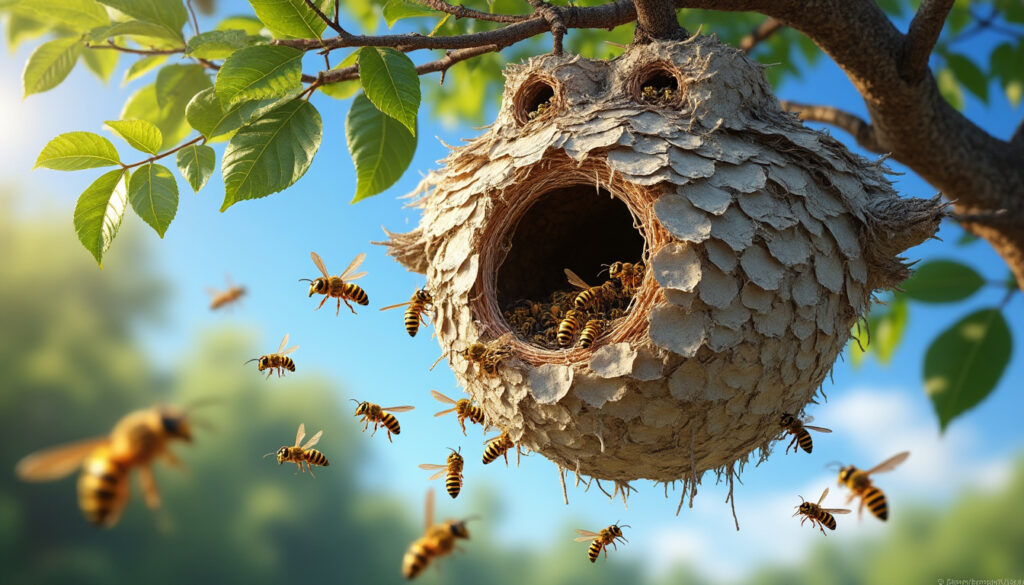 découvrez combien de temps il faut pour qu'un nid de frelon soit construit, ainsi que les étapes clés de sa formation et son évolution.