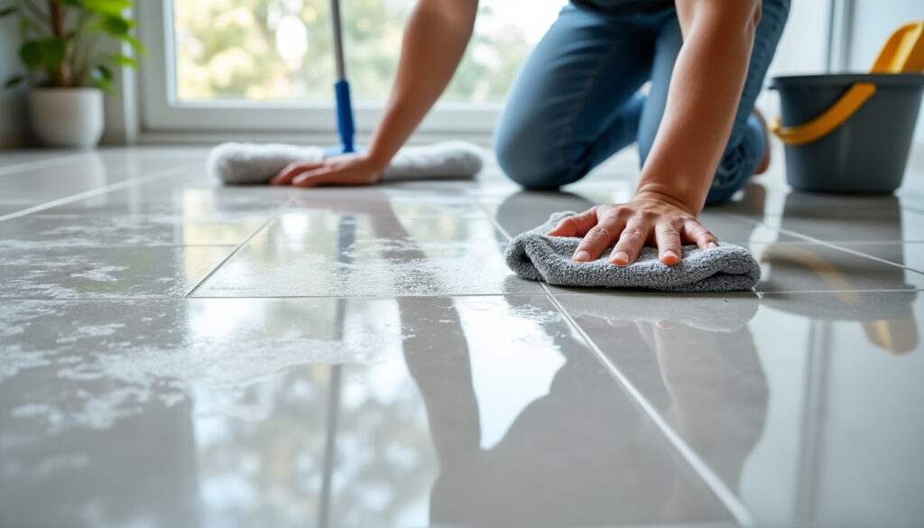 découvrez nos astuces efficaces pour nettoyer un carrelage neuf et éliminer le voile blanc, afin de retrouver un sol éclatant sans traces.