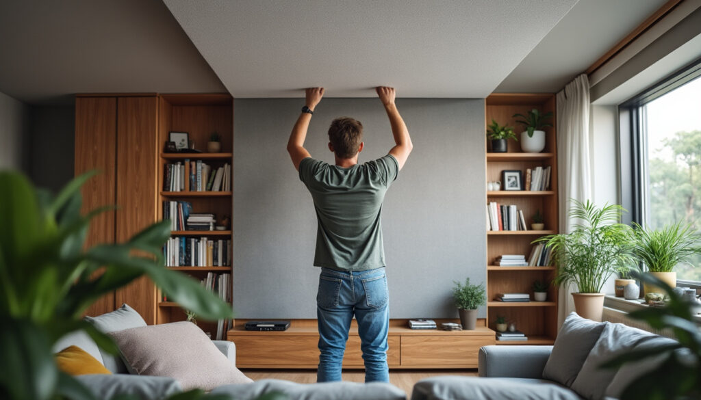 découvrez des astuces efficaces pour vous débarrasser du bruit provenant de l'appartement du dessus et retrouver la tranquillité chez vous.
