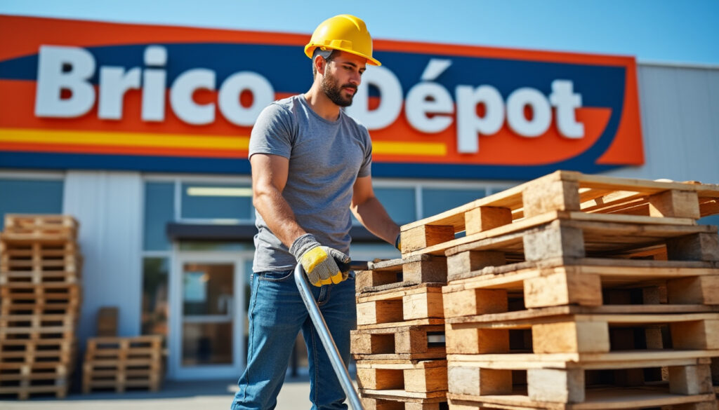découvrez comment récupérer facilement des palettes en bois gratuitement chez brico dépôt pour vos projets diy et bricolage.